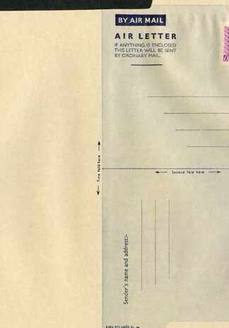 APS1 1948 Olympic 6d Post Office Airmail Lettersheet Mint