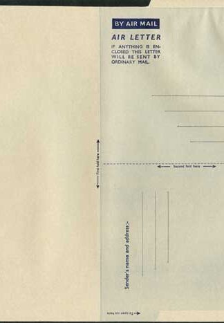 AP3 6d Purple Airmail Lettersheet Format AF2 Mint
