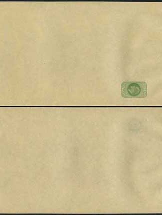 WP21 KEVII 1/2d Yellow Green Newspaper Wrapper Stamp LW5 Mint