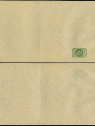 WP21 KEVII 1/2d Yellow Green Newspaper Wrapper Stamp LW5 Mint