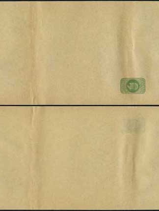 WP21 KEVII 1/2d Yellow Green Newspaper Wrapper Stamp LW5 Mint