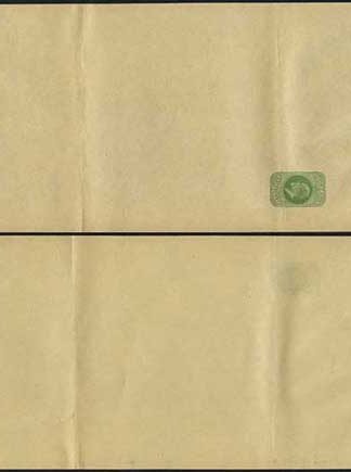 WP21 KEVII 1/2d Yellow Green Newspaper Wrapper Stamp LW5 Mint