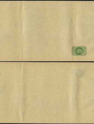 WP21 KEVII 1/2d Yellow Green Newspaper Wrapper Stamp LW5 Mint