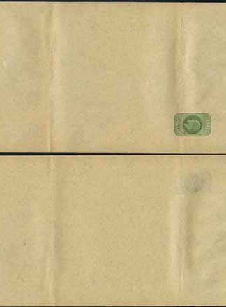 WP21 KEVII 1/2d Yellow Green Newspaper Wrapper Stamp LW5 Mint
