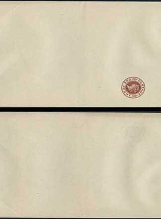 WP12 QV 1d Brown Newspaper Wrapper Stamp LW3 Size B Mint