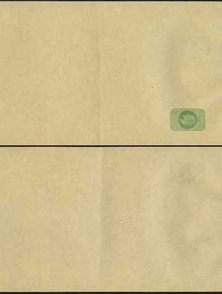 WP21 KEVII 1/2d Yellow Green Newspaper Wrapper Stamp LW5 Mint