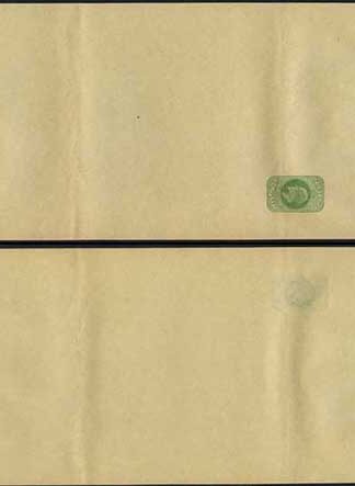WP21 KEVII 1/2d Yellow Green Newspaper Wrapper Stamp LW5 Mint