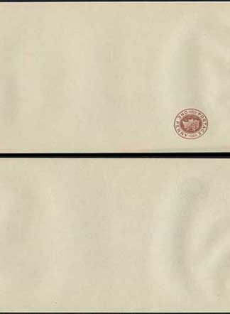 WP12 QV 1d Brown Newspaper Wrapper Stamp LW3 Size B Mint
