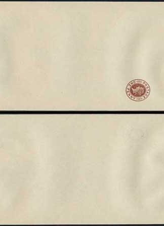 WP12 QV 1d Brown Newspaper Wrapper Stamp LW3 Size B Mint