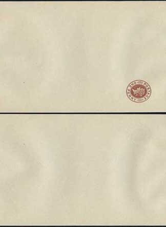 WP12 QV 1d Brown Newspaper Wrapper Stamp LW3 Size B Mint