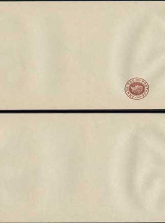 WP12 QV 1d Brown Newspaper Wrapper Stamp LW3 Size B Mint