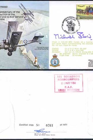 B20c 50th Ann Intro of Overstand to RAF Service Signed by Sir N. Beavis (A)