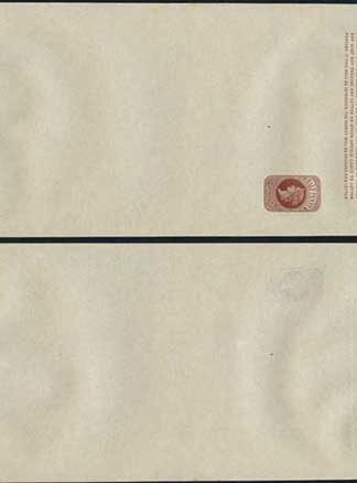 WP16 QV 1/2d Brown Newspaper Wrapper Stamp LW4 4 Lines Of Instruction Mint