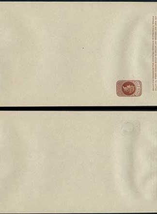 WP16 QV 1/2d Brown Newspaper Wrapper Stamp LW4 4 Lines Of Instruction Mint