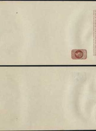WP16 QV 1/2d Brown Newspaper Wrapper Stamp LW4 4 Lines Of Instruction Mint