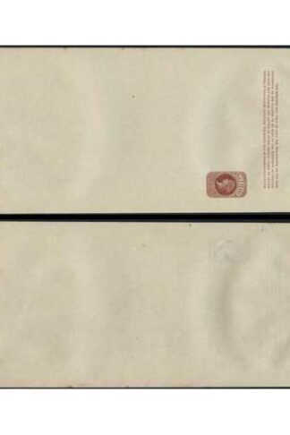 WP16 QV 1/2d Brown Newspaper Wrapper Stamp LW4 4 Lines Of Instruction Mint