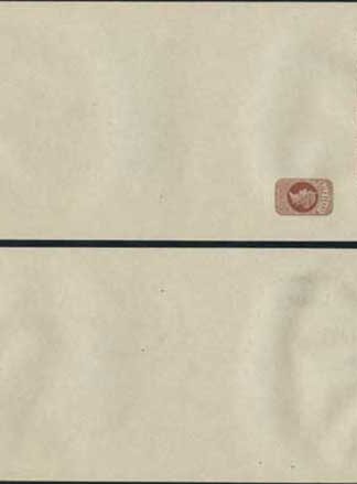 WP16 QV 1/2d Brown Newspaper Wrapper Stamp LW4 4 Lines Of Instruction Mint