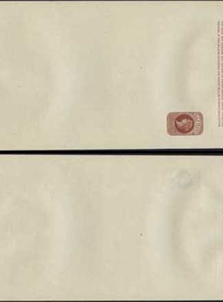 WP16 QV 1/2d Brown Newspaper Wrapper Stamp LW4 4 Lines Of Instruction Mint