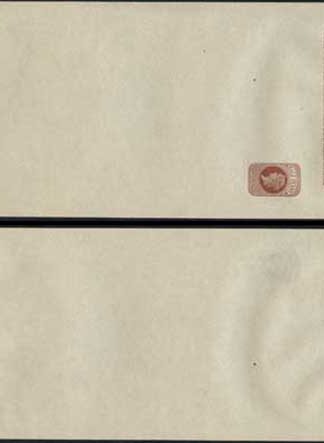 WP16 QV 1/2d Brown Newspaper Wrapper Stamp LW4 4 Lines Of Instruction Mint