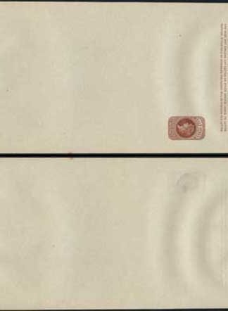 WP16 QV 1/2d Brown Newspaper Wrapper Stamp LW4 4 Lines Of Instruction Mint