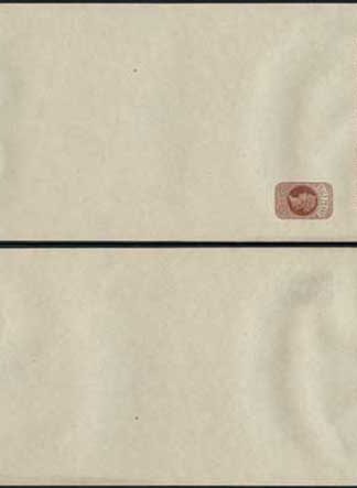WP16 QV 1/2d Brown Newspaper Wrapper Stamp LW4 4 Lines Of Instruction Mint