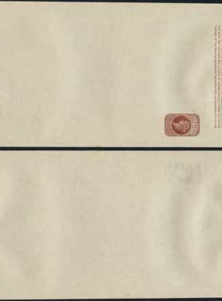 WP16 QV 1/2d Brown Newspaper Wrapper Stamp LW4 4 Lines Of Instruction Mint