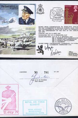 HA38c The Lord Douglas of Kirtleside Signed by Vernon L. Frye and R.M. Robson