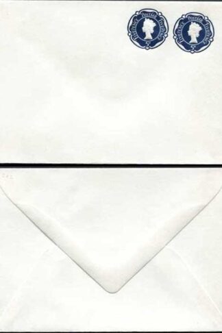 ESC934 TWO 5d Indigo Stamped to Order Envelope Mint