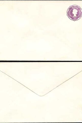 ES82 QEII 6d Purple Stamped To Order Envelope Mint
