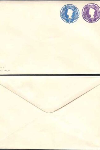 ESC895 3d Violet + 1d Blue Stamped to Order Compound Envelope Mint