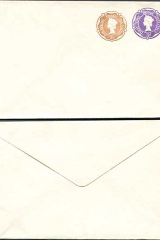 ESCP899 3d Violet and 1/- Brown Stamped to Order Envelope Mint