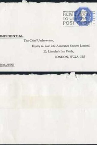 ESCP1001 1/2p and 3p Stamped to Order De la Rue Envelope used