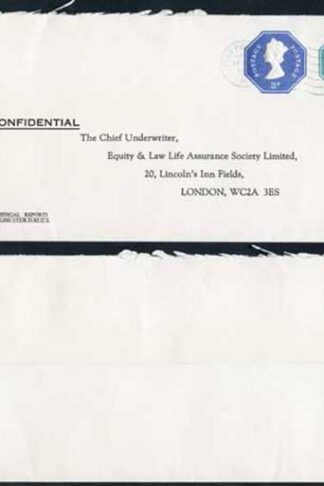 ESCP1001 1/2p and 3p Stamped to Order De la Rue Envelope used
