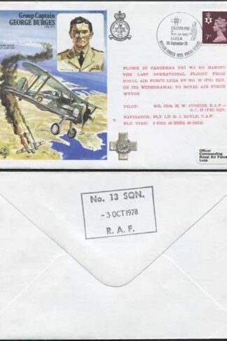 HA28a Group Captain George Burges Standard Cover