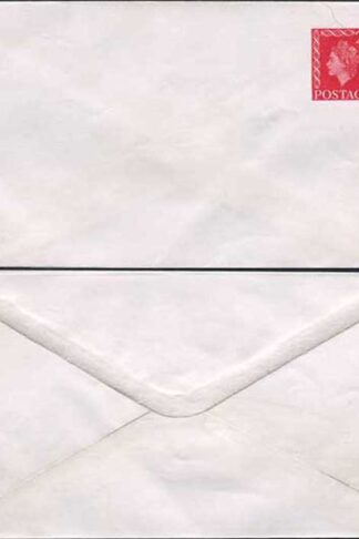 WS52 QEII 2 1/2d Carmine STO Newspaper Wrapper made in to an envelope