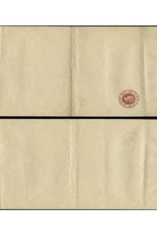 WP12 1d Brown Newspaper Wrapper Stamp LW3 Size B Mint