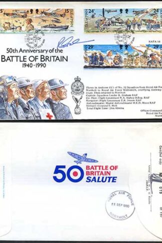 RAFA16b 50th Anniv of the Battle of Britian Pilot Signed