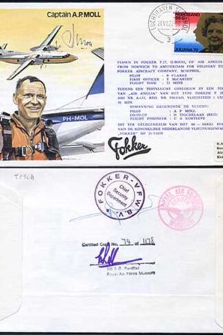 TP5c Captain A.P. Moll Signed by Himself (B)