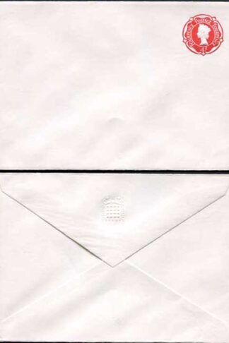ES94 4d Scarlet STO Envelope House of Commons Seal embossed on Flap