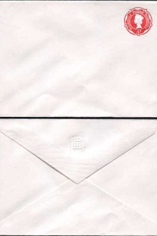 ES94 4d Scarlet STO Envelope House of Commons Seal embossed on Flap