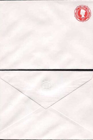 ES94 4d Scarlet STO Envelope House of Commons Seal embossed on Flap