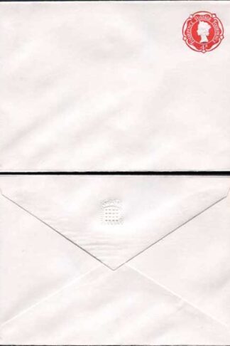 ES94 4d Scarlet STO Envelope House of Commons Seal embossed on Flap