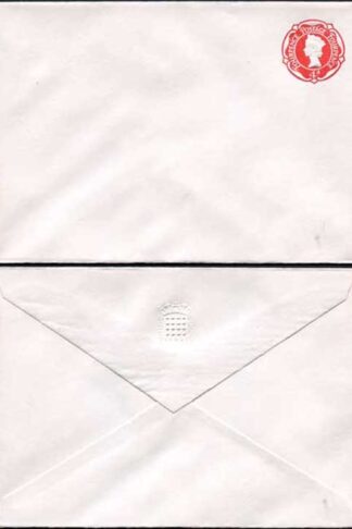 ES94 4d Scarlet STO Envelope House of Commons Seal embossed on Flap