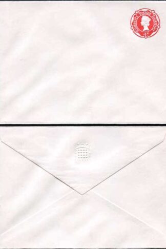 ES94 4d Scarlet STO Envelope House of Commons Seal embossed on Flap