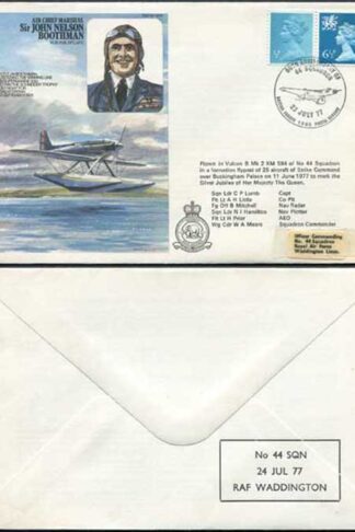 HA17a Sir John Nelson Boothman Standard Cover