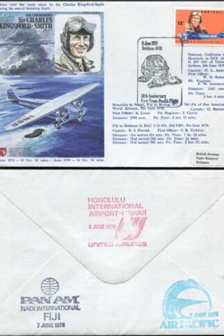HASP8a Air Commodore Sir Charles Kingsford-Smith Standard Cover