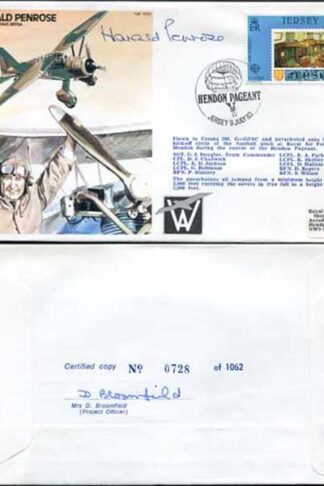 TP29c Harald Penrose OBE. Ceng. FRAeS. MRINA Signed by Harald Penrose (B)