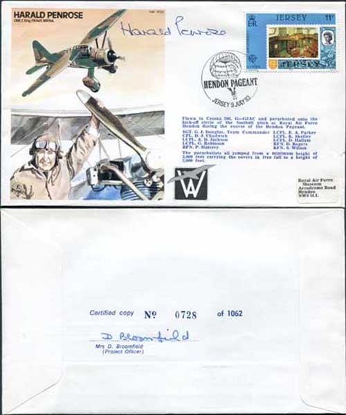 TP29c Harald Penrose OBE. Ceng. FRAeS. MRINA Signed by Harald Penrose (B)