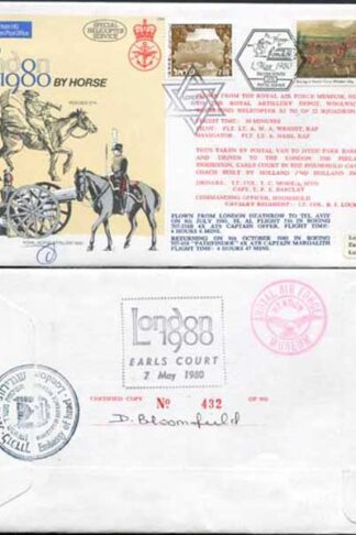C65c To London by Horse Signed by Brigadier General Eitan Barak (N)