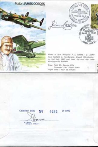 TP30c Major James Cordes AFRAeS Personally Signed by James Cordes (C)